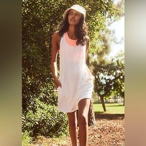 FP Movement by Free People White and Pink Jumpsuit